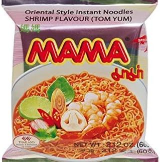 Mama - Asia Shrimp Tom Yum Geschmack - 30 шт. (30 x 60 г) - 1 упаковка готового блюда