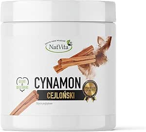 Молотая цейлонская корица NatVita Premium, 100 г, натуральная, ароматная, Шри-Ланка.