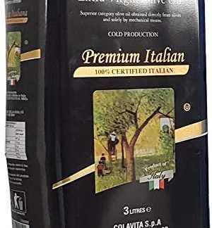 Оливковое масло первого холодного отжима Native Extra Virgin PREMIUM ITALIA 3 л - Colavita