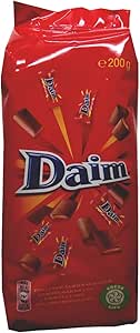 Daim Minis, шоколад с орехами и карамелью в молочном шоколаде - 200 г - 2 шт.