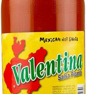 Острый мексиканский соус «Валентина», мексиканский острый соус, бутылка 1 литр.