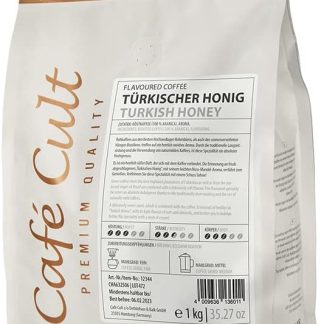 1 кг - свежий ароматный обжаренный кофе - Café Cult - турецкий мед - цельные зерна