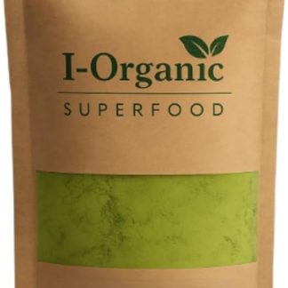 I-Organic Organiczna chińska matcha 100g, Zielona herbata w proszku, Bogata w antyoksydanty L-teaninę kofeinę, Wspomaga metabolizm, Poprawia koncentrację i poziom energii