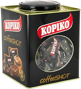 Конфеты Kopiko Coffee, сладости, кофейные конфеты в классической коробке (1000 г)