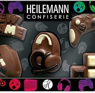 Шоколадные фигурки Heilemann в тематической упаковке, подарочная упаковка из высококачественного молочного шоколада, 100 г (Игры)