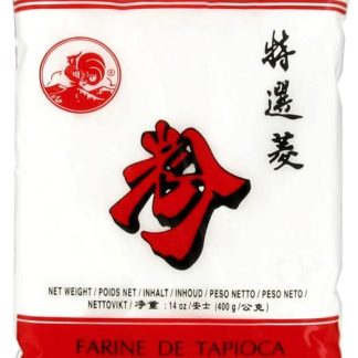 Мука/крахмал из тапиоки марки COQ (без глютена) 400 г - Крахмал из тапиоки - Марка COQ - Доставка во Францию ​​компанией Bo Time (упаковка из 2 пакетов)