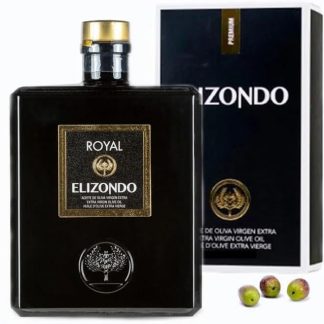 ELIZONDO | Оливковое масло первого холодного отжима Royal 500, 1 литр (в коробке)