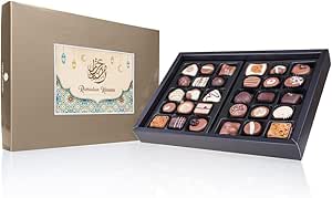 Открытка Макси - Рамадан 30 безалкогольных пралине отличный подарок на Рамадан подарок для мамы для папы шоколад безалкогольные сладости