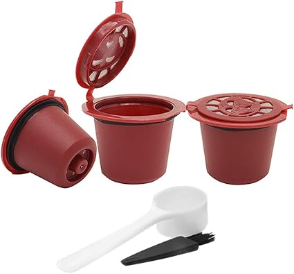 3 многоразовые кофейные капсулы для кофемашин Nespresso