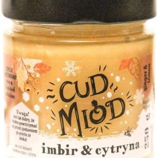 Мёд Bartnik со вкусом имбиря и лимона, 250 г