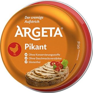 12 пакетиков Argeta – острая куриная паста – 95 г