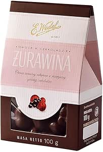 Фрукты E.Wedel в темном шоколаде с клюквой, 100 г