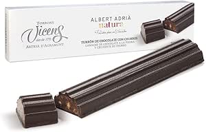 Torrons Vicens - Шоколадная нуга с чурросом Adriá Natura - кустарное производство - 250 грамм