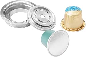 Адаптер для кофейных капсул из нержавеющей стали, самодельный адаптер для кофейных капсул, адаптер для кофемашины Nespresso Vertuo, определяющий ваш вкус кофе.