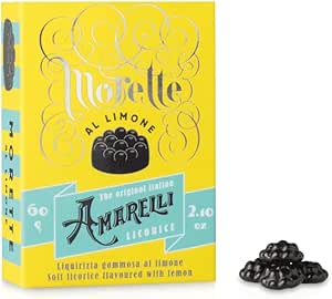 Лимонный ликер Morette - 60 г - Liqurizia Amarelli