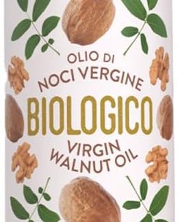 Органическое грецкое масло Benvolio 1938, холодного отжима, первого отжима, 250 мл – пищевое масло, богатое омега-3 – идеально подходит для салатов и холодных блюд – органическое, веганское