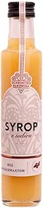 Schronisko Bukowina Натуральный имбирный сироп 250 мл NFC Имбирь 50% Веганский Вегетарианский