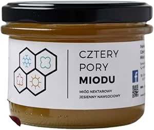 Мед из золотарника 280 г - Натуральный мед Натуральный пчеловодческий мед Высокое содержание питательных веществ Кисло-сладкий вкус 100% натуральный