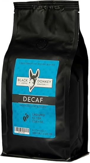 Молотый кофе без кофеина Black Donkey (500 г)