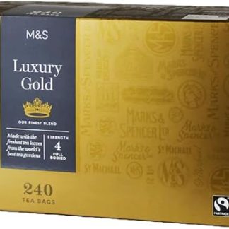 Чай Marks & Spencer Luxus Gold, 240 пакетиков, большая упаковка.