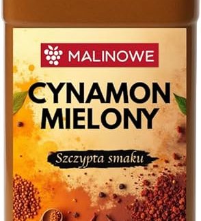 Молотая малина с корицей, 600 г, натуральный свежий продукт, банка премиум-класса с дозатором.