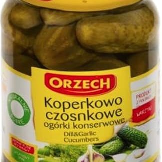 Маринованные огурцы с укропом и чесноком, 830 г