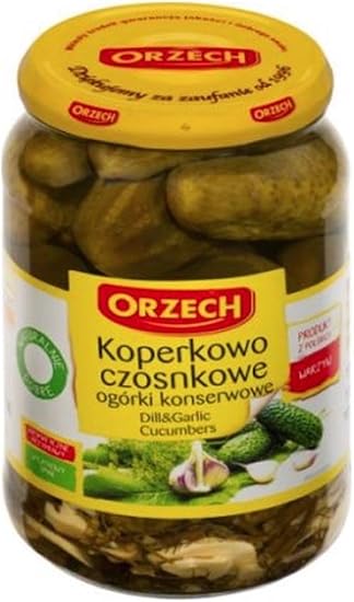 Маринованные огурцы с укропом и чесноком, 830 г