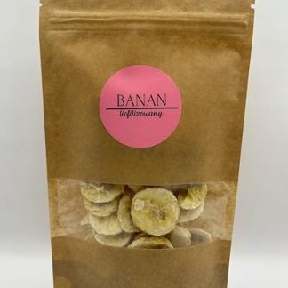 Сублимированные бананы, 100 г, тонкие хрустящие ломтики. Сублимированные фрукты без консервантов и сахара.