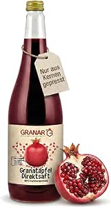 Granar — гранатовый сок прямого отжима, натуральный, 3 x 1 литр
