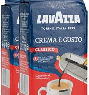 2x Lavazza Crema E Gustto Classico 250 г молотого кофе