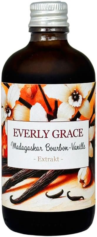 Экстракт бурбонской ванили Everly Grace без алкоголя, произведенный на Мадагаскаре, ваниль без алкоголя, жидкий ванильный экстракт для выпечки, натуральная ванильная эссенция, без добавок, из настоящих стручков.