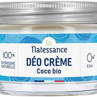 Natessance - Massive Coco Organic Demo - 24-часовая эффективность - безводная формула - 100% натуральное происхождение - сертифицированный органический продукт Cosmos - баночка 50 г