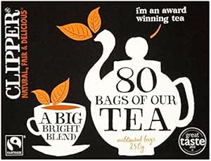 Чай Clipper Fairtrade Everyday Tea, 80 г в упаковке – 2 шт.