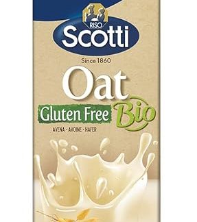 Riso Scotti – овсяный напиток без глютена – 100% растительный, органический, натуральный, без лактозы, без добавления сахара – 1 литр
