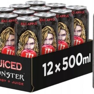 Газированный энергетический напиток Monster Juiced Bad Apple, 500 мл, 12 шт.