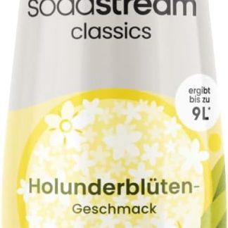 Сироп из бузины без сахара SodaStream, 1 бутылка рассчитана на 9 литров готового напитка, который готовится за считанные секунды и всегда остается свежим, 440 мл.
