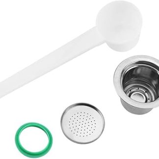 Многоразовые кофейные капсулы из нержавеющей стали, совместимые с кофемашинами.