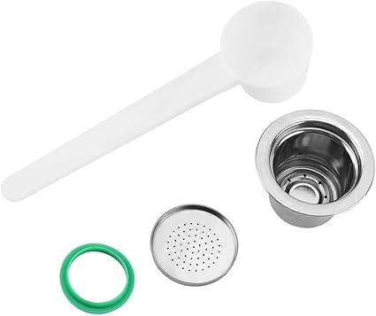 Многоразовые кофейные капсулы из нержавеющей стали, совместимые с кофемашинами.