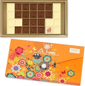 Alles Liebe zur Taufe - Glückwünsche zum Taufe aus Schokolade Поздравления с шоколадом Веселый к крещению Мужчина Женщина дети