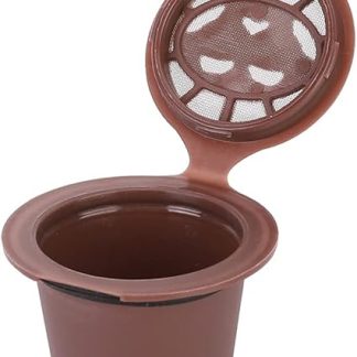 Кофейные капсулы, 3 шт., для дома, с фильтром, многоразовые, подходят для чашек, с ложкой и щеткой для кофе, для дома, офиса, кафе, бара (кофе).