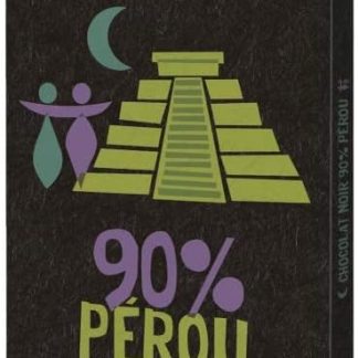 Alter Eco – черный шоколад 90% органический, 100 г – (4 штуки)