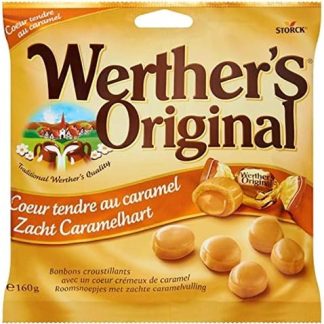 Werther S Original – нежное карамельное сердечко, 160 г – 2 штуки