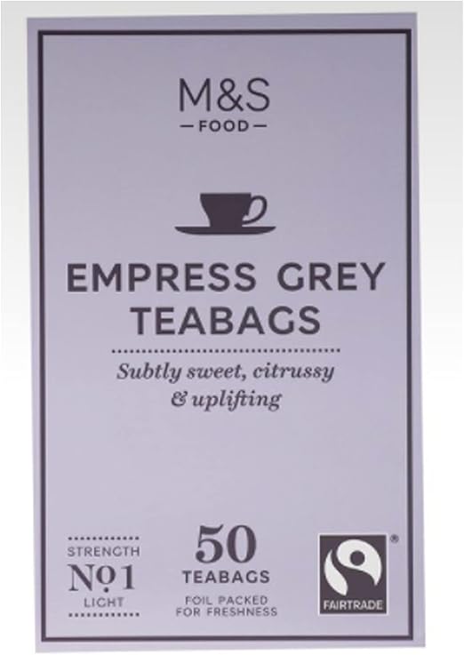 Футболка Marks & Spencer Императрица серого цвета, 50 чайных пакетиков