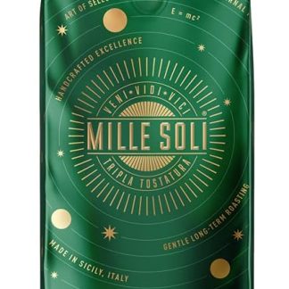 MilleSoli Caffè Crema - 1 кг кофейных зерен - традиционная тройная ручная обжарка - высококачественные кофейные зерна с идеальной пенкой, исключительно низкой кислотностью, для полностью автоматических и фильтр-кофемашин.