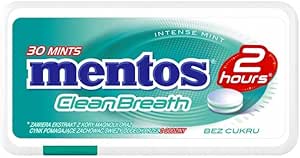 Леденцы Mentos Fresh Windsurfing Clean Breath с интенсивной мятой, 21 г, насыщенный мятный вкус, 1 шт.