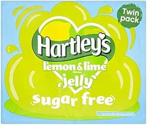 Кристаллы желе Hartley's без сахара со вкусом лимона и лайма, 23 г