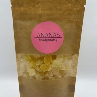 Сушеные засахаренные кубики ананаса 500 г. Сладкие полезные фрукты.