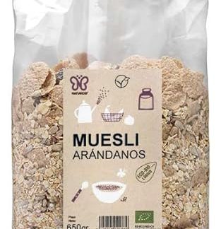 Мюсли ARANDANOS 650 г ECO — продукт, который понравится как детям, так и взрослым. Это злаковая смесь для завтрака, которую можно употреблять с молоком или йогуртом. Вес 650 г способствует поддержанию хорошего самочувствия.