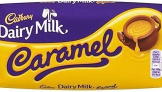 Шоколад Cadbury Milk Caramel, 120 г (6 штук)