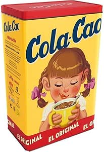 ColaCao, оригинальный натуральный растворимый какао-порошок без добавок - банка Vintage Edition - 1,4 кг (упаковка может отличаться)